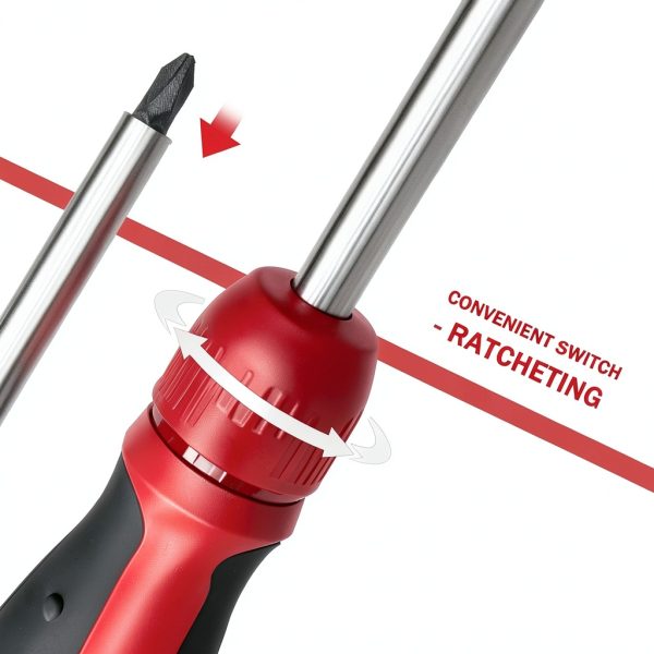 13-in-1 Ratcheting Screwdriver Brass hunter Multi-Bit Driver with-1