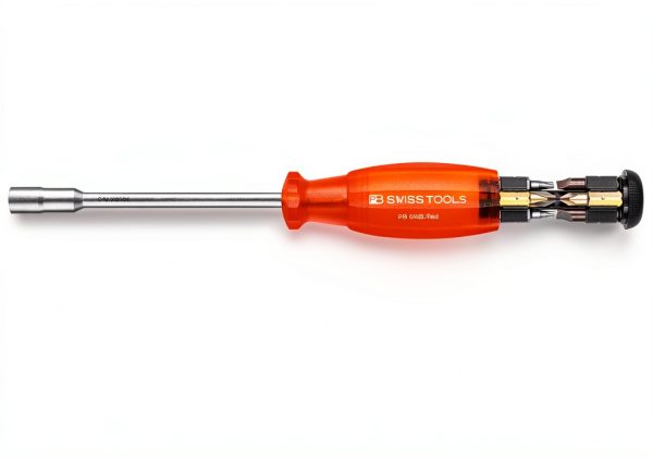 PB Swiss Tools Screwdriver Bit Holder Long 6465 100mm Chrome Red-1