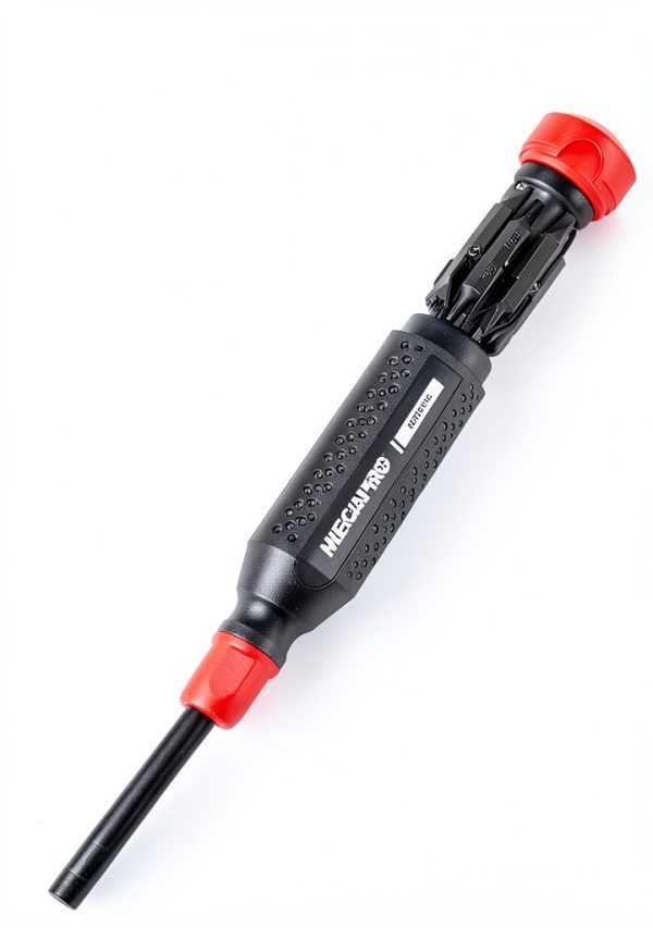 MEGAPRO® 15-in-1 Electronic Screwdriver | Multi-bit Driver for Technical Equipment | Machinery | Home Installations | Computer Builds | IT Screwdriver | 14 Industrial-Grade bit Tips | 1/4" Hex Drive-2