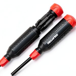 MEGAPRO® 15-in-1 Electronic Screwdriver | Multi-bit Driver for Technical Equipment | Machinery | Home Installations | Computer Builds | IT Screwdriver | 14 Industrial-Grade bit Tips | 1/4" Hex Drive-0