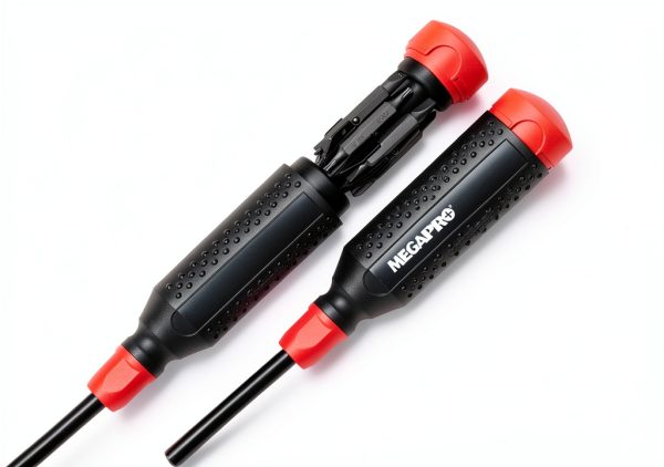 MEGAPRO® 15-in-1 Electronic Screwdriver | Multi-bit Driver for Technical Equipment | Machinery | Home Installations | Computer Builds | IT Screwdriver | 14 Industrial-Grade bit Tips | 1/4" Hex Drive-0