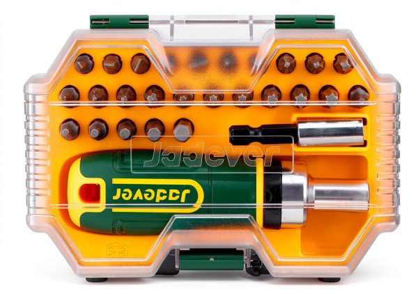 Multi Bit Screwdriver Jadever 28-Piece Ratchet Set with Magnetic Bits-2