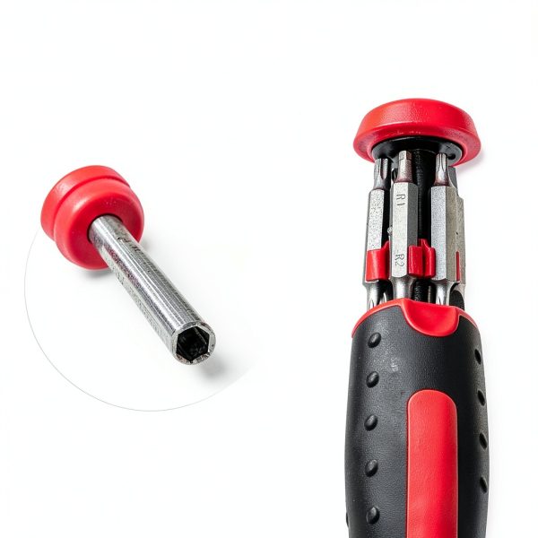 13-in-1 Ratcheting Screwdriver Brass hunter Multi-Bit Driver with-3
