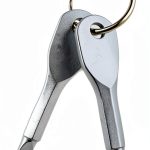 Portable Dual-Bit Screwdriver Set with Keychain for Cars, Bikes & RVs-0