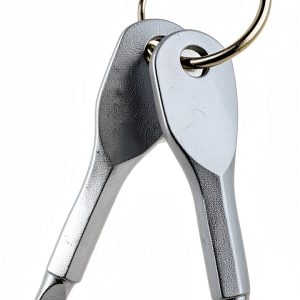 Portable Dual-Bit Screwdriver Set with Keychain for Cars, Bikes & RVs-0