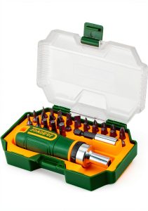 Multi Bit Screwdriver Jadever 28-Piece Ratchet Set with Magnetic Bits-0