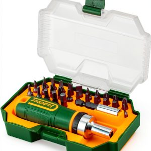 Multi Bit Screwdriver Jadever 28-Piece Ratchet Set with Magnetic Bits-0