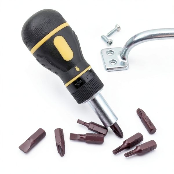 Yakamoz 9 in 1 Ratchet Screwdriver – Steel Tool with Bit Case-5
