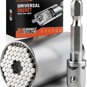 BIIB Dad Gifts for Men, Super Socket Father's Day Gifts from Daughter, Gifts for Dad Who Wants Nothing, Birthday Gifts for Men, Universal Socket Mens Gifts for Him, Husband, Grandpa, Tools Gadgets-0
