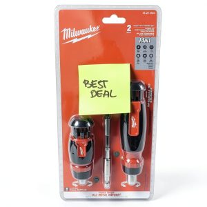 Milwaukee 14 in 1 Multi Bit Driver with 8 in 1 Ratchet 48-22-2905-0