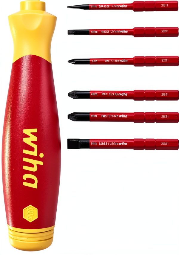 Wiha 28345 6 Piece Insulated SlimLine PocketMax Multi-Driver-4