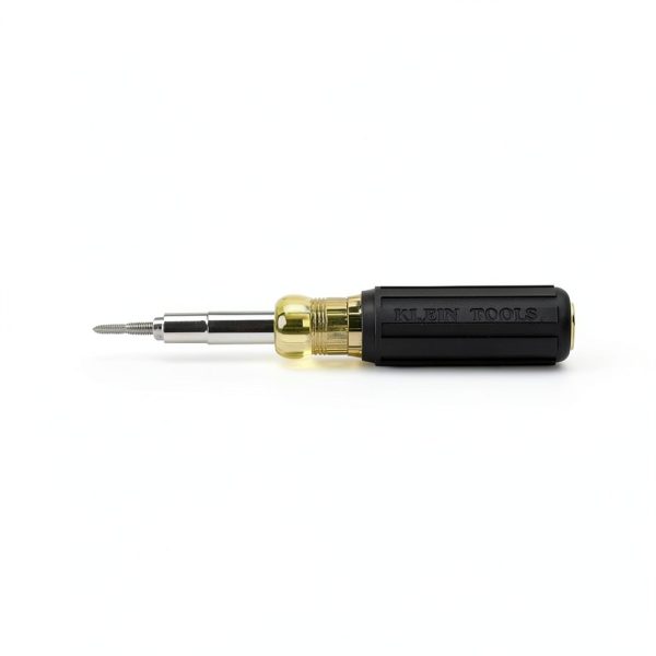 Klein Tools Multi-Bit Screwdriver 6 Tap Sizes and 4 Screwdriver Tips-0