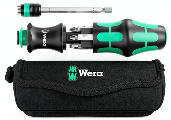 Wera - 5051021001 Kraftform Kompact 20 7-In-1 Bitholding Screwdriver with Removable Bayonet Blade (SL/PH/PZ)-0