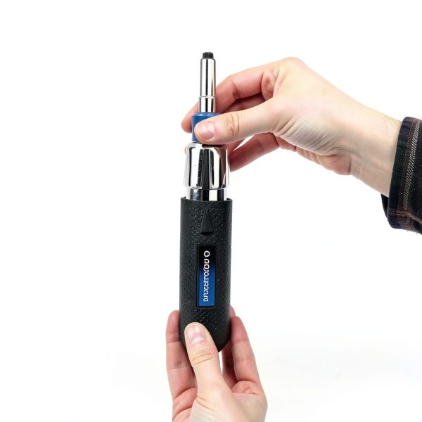 Screwdriver Autoloader Multi-Bit Driver Magnetic Handle Black/Blue-5