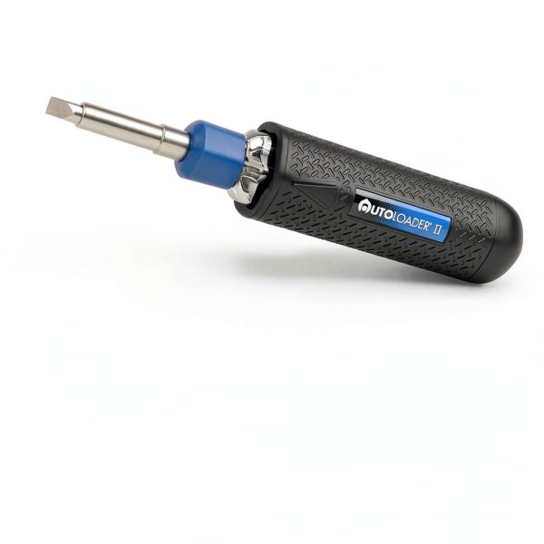 Screwdriver Autoloader Multi-Bit Driver Magnetic Handle Black/Blue-6