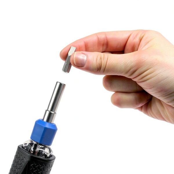 Screwdriver Autoloader Multi-Bit Driver Magnetic Handle Black/Blue-2