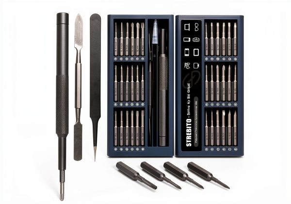 STREBITO Small Screwdriver Set 39-in-1 Precision Kit with S2 Steel-0